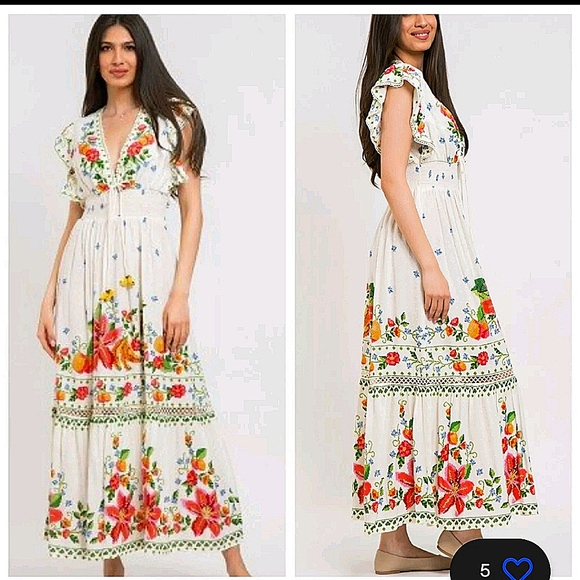 Fqrm Rio Banana Maxidress - Picture 1 of 11